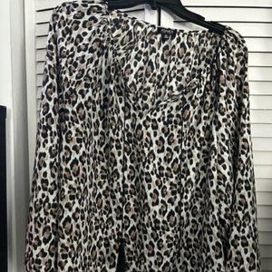 Leopard blouses XL